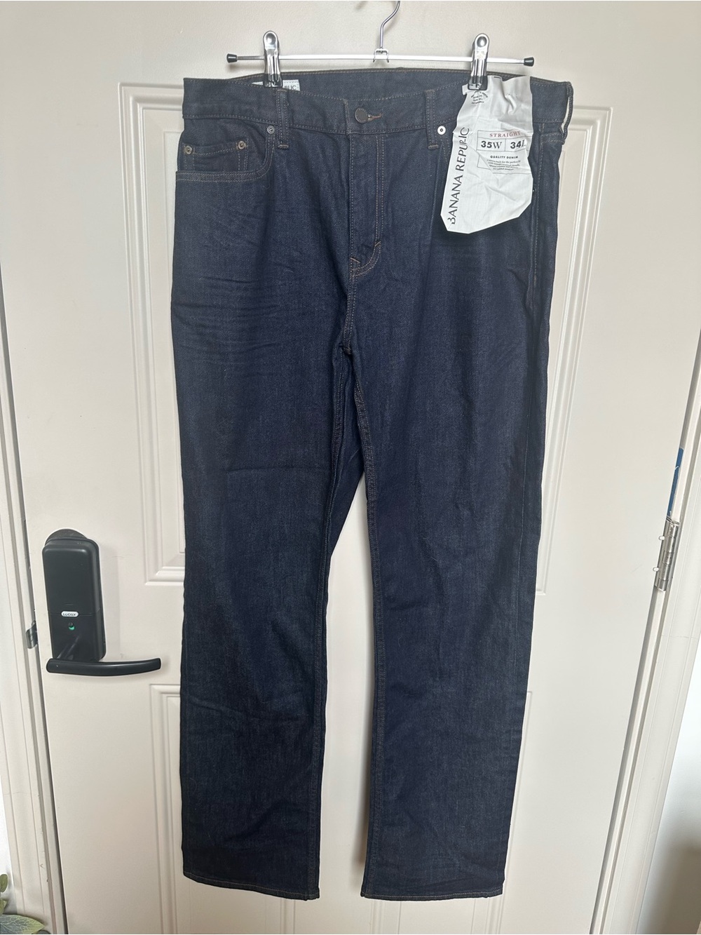 Banana Republic Men's Dark Indigo Straight Jeans